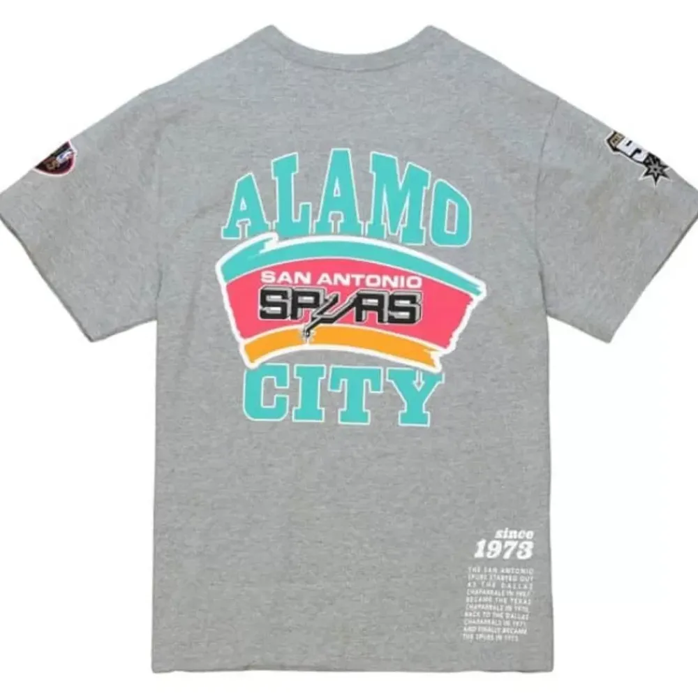 Apparel Mitchell & Ness T-Shirts & Tops-Team Origins S/S Top San Antonio Spurs