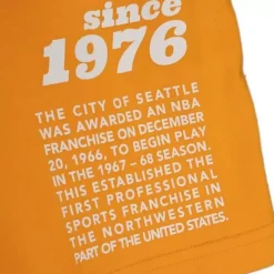 Apparel Mitchell & Ness T-Shirts & Tops-Team Origins S/S Top Seattle Supersonics