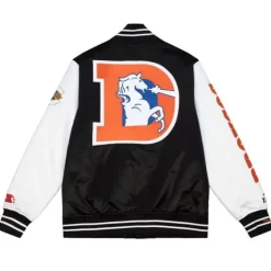 Apparel Mitchell & Ness Jackets & Outerwear-Team Origins Varsity Satin Jacket Denver Broncos