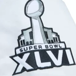 Apparel Mitchell & Ness Jackets & Outerwear-Team Origins Varsity Satin Jacket New York Giants