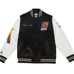 Apparel Mitchell & Ness Jackets & Outerwear-Team Origins Varsity Satin Jacket Phoenix Suns