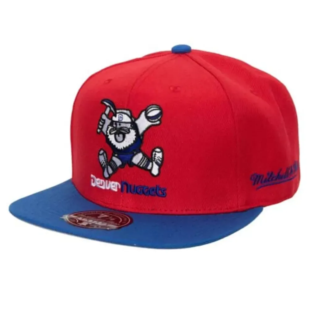 Headwear Mitchell & Ness -Team Side Fitted Hwc Denver Nuggets