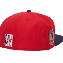Headwear Mitchell & Ness -Team Side Fitted Hwc Houston Rockets