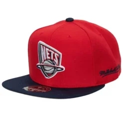 Headwear Mitchell & Ness -Team Side Fitted Hwc New Jersey Nets