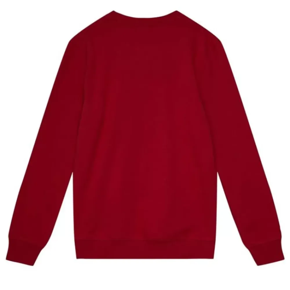 Apparel Mitchell & Ness Hoodies & Sweatshirts-Team Wordmark 1 Crew Atlanta Falcons