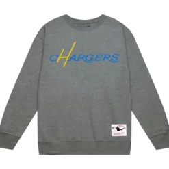 Apparel Mitchell & Ness Hoodies & Sweatshirts-Team Wordmark 1 Crew San Diego Chargers