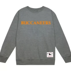 Apparel Mitchell & Ness Hoodies & Sweatshirts-Team Wordmark 1 Crew Tampa Bay Buccaneers