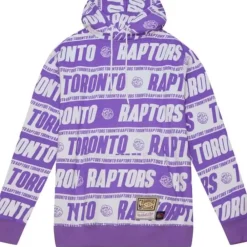 Apparel Mitchell & Ness Hoodies & Sweatshirts-Teamwrap Hoodie Toronto Raptors