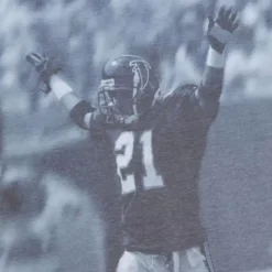 Apparel Mitchell & Ness T-Shirts & Tops-4Th And Goal Sublimated S/S Tee Atlanta Falcons Deion Sanders