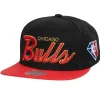 Headwear Mitchell & Ness -75Th Anniversary Gold Snapback Chicago Bulls