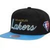 Headwear Mitchell & Ness -75Th Anniversary Gold Snapback Los Angeles Lakers