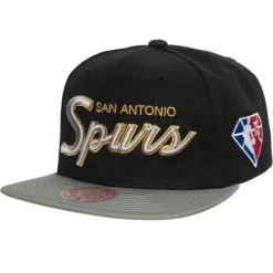 Headwear Mitchell & Ness -75Th Anniversary Gold Snapback San Antonio Spurs
