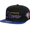 Headwear Mitchell & Ness -75Th Anniversary Gold Snapback Philadelphia 76Ers