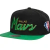 Headwear Mitchell & Ness -75Th Anniversary Gold Snapback Dallas Mavericks