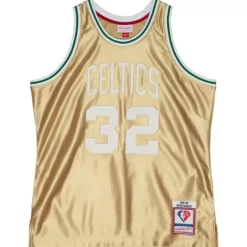 Jerseys Mitchell & Ness -75Th Anniversary Gold Swingman Kevin Mchale Boston Celtics 1985-86 Jersey