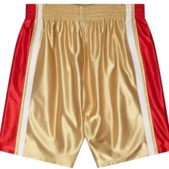 Shorts Mitchell & Ness -75Th Anniversary Gold Swingman Philadelphia 76Ers 1996-97 Shorts