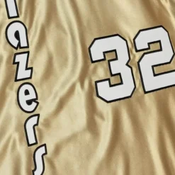 Jerseys Mitchell & Ness -75Th Anniversary Gold Swingman Bill Walton Portland Trail Blazers 1976-77 Jersey