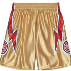 Shorts Mitchell & Ness -75Th Anniversary Gold Swingman Detroit Pistons 1978-79 Shorts