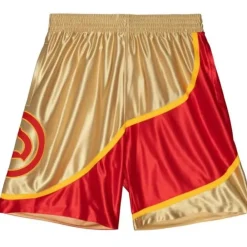 Shorts Mitchell & Ness -75Th Anniversary Gold Swingman Atlanta Hawks 1996-97 Shorts