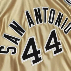 Jerseys Mitchell & Ness -75Th Anniversary Gold Swingman George Gervin San Antonio Spurs 1977-78 Jersey