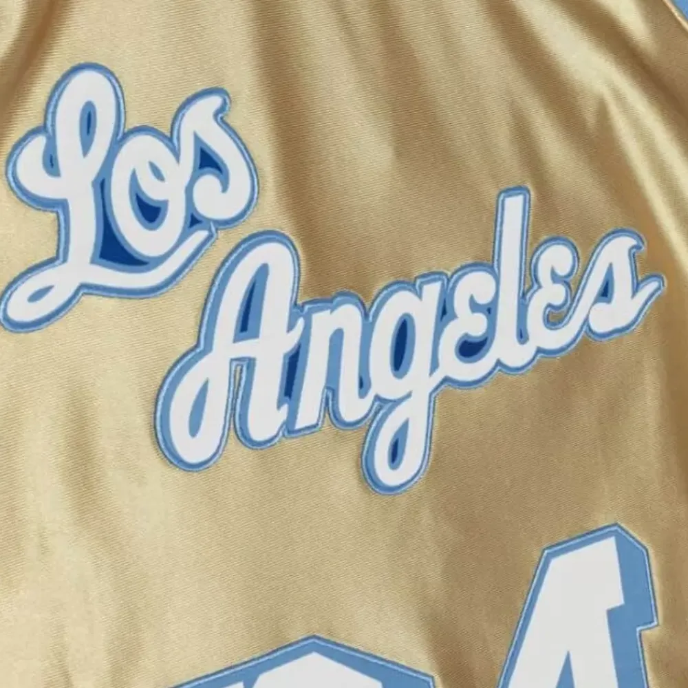 Jerseys Mitchell & Ness -75Th Anniversary Gold Swingman Shaquille O'Neal Los Angeles Lakers 1996-97 Jersey