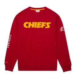 Apparel Mitchell & Ness Hoodies & Sweatshirts-There And Back Fleece Crew Kansas City Chiefs