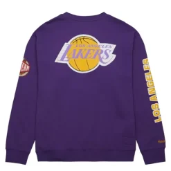 Apparel Mitchell & Ness Hoodies & Sweatshirts-There And Back Fleece Crew Los Angeles Lakers
