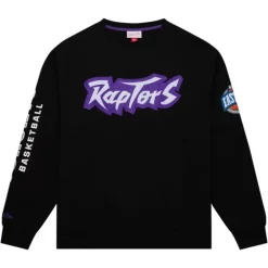 Apparel Mitchell & Ness Hoodies & Sweatshirts-There And Back Fleece Crew Toronto Raptors