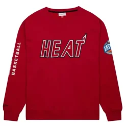 Apparel Mitchell & Ness Hoodies & Sweatshirts-There And Back Fleece Crew Miami Heat