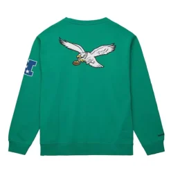 Apparel Mitchell & Ness Hoodies & Sweatshirts-There And Back Fleece Crew Philadelphia Eagles