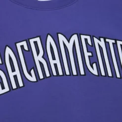 Apparel Mitchell & Ness Hoodies & Sweatshirts-There And Back Fleece Crew Sacramento Kings