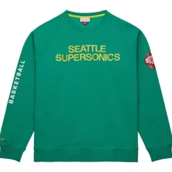 Apparel Mitchell & Ness Hoodies & Sweatshirts-There And Back Fleece Crew Seattle Supersonics