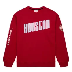 Apparel Mitchell & Ness Hoodies & Sweatshirts-There And Back Fleece Crew Houston Rockets