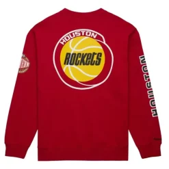 Apparel Mitchell & Ness Hoodies & Sweatshirts-There And Back Fleece Crew Houston Rockets