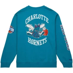 Apparel Mitchell & Ness Hoodies & Sweatshirts-There And Back Fleece Crew Charlotte Hornets