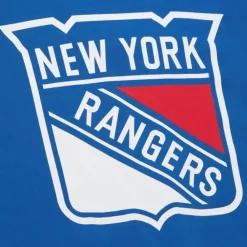 Apparel Mitchell & Ness Hoodies & Sweatshirts-There And Back Fleece Crew Current Logo New York Rangers