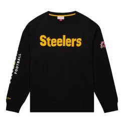 Apparel Mitchell & Ness Hoodies & Sweatshirts-There And Back Fleece Crew Pittsburgh Steelers