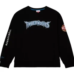 Apparel Mitchell & Ness Hoodies & Sweatshirts-There And Back Fleece Crew Minnesota Timberwolves