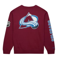 Apparel Mitchell & Ness Hoodies & Sweatshirts-There And Back Fleece Crew Current Logo Colorado Avalanche