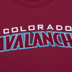 Apparel Mitchell & Ness Hoodies & Sweatshirts-There And Back Fleece Crew Current Logo Colorado Avalanche