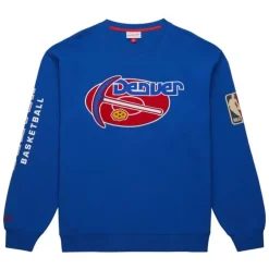 Apparel Mitchell & Ness Hoodies & Sweatshirts-There And Back Fleece Crew Denver Nuggets
