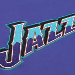Apparel Mitchell & Ness Hoodies & Sweatshirts-There And Back Fleece Crew Utah Jazz
