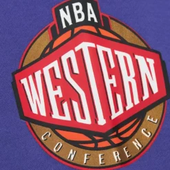 Apparel Mitchell & Ness Hoodies & Sweatshirts-There And Back Fleece Crew Utah Jazz