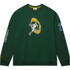 Apparel Mitchell & Ness Hoodies & Sweatshirts-There And Back Fleece Crew Green Bay Packers