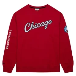 Apparel Mitchell & Ness Hoodies & Sweatshirts-There And Back Fleece Crew Chicago Bulls