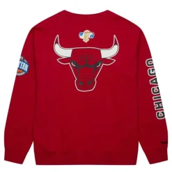 Apparel Mitchell & Ness Hoodies & Sweatshirts-There And Back Fleece Crew Chicago Bulls