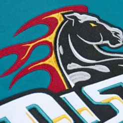 Apparel Mitchell & Ness Hoodies & Sweatshirts-There And Back Fleece Crew Detroit Pistons