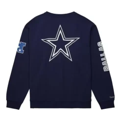 Apparel Mitchell & Ness Hoodies & Sweatshirts-There And Back Fleece Crew Dallas Cowboys