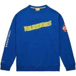 Apparel Mitchell & Ness Hoodies & Sweatshirts-There And Back Fleece Crew Golden State Warriors