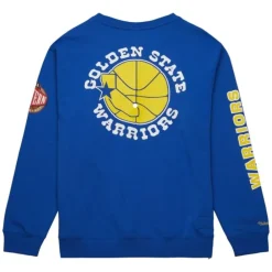 Apparel Mitchell & Ness Hoodies & Sweatshirts-There And Back Fleece Crew Golden State Warriors